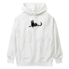 日向ぼっこの黒猫ちも Heavyweight Hoodie