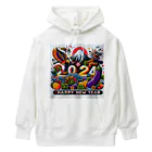 niko&PANDA shopの2024年　ハッピーニューイヤー Heavyweight Hoodie