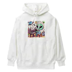 おふざけのピアノ弾く宇宙人 Heavyweight Hoodie