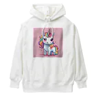 the blue seasonのパステルドリーム：虹色の魔法のユニコーン Heavyweight Hoodie