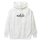 melulu 公式ショップのmeluluの黒 Heavyweight Hoodie