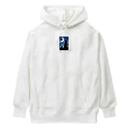 幸運のしっぽの月夜と黒猫 Heavyweight Hoodie