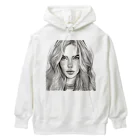 Olivi　Styleの外国人女性の顔 Heavyweight Hoodie