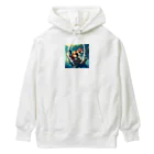 桜猫店-sakuraneko-の釣り猫君 Heavyweight Hoodie