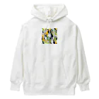 guppy_papaのボストンテリアの魅力がたっぷり！思わず笑顔がこぼれるアートグッズ！ Heavyweight Hoodie