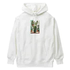 kamako-0608の観葉植物のイラスト Heavyweight Hoodie