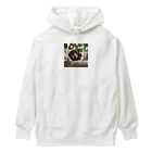 じじのこちらを見つめるダックス Heavyweight Hoodie