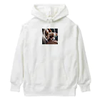 oscartakaの飼い主の足元にくっついているチワワ Heavyweight Hoodie