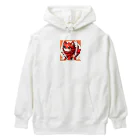 AutoArtistryのかわいいシーサーのアニメ風イラストグッズ Heavyweight Hoodie