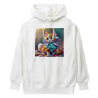 Wonderful Trickのおりがみ猫　にゃーにゃ Heavyweight Hoodie