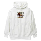 テフラんずのドット絵のライオン Heavyweight Hoodie