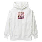 amxafukのふわふわマシュマロかわいいプリン Heavyweight Hoodie