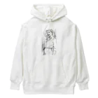 wtr3045の魅惑の塗り絵世界に浸る女性　２ Heavyweight Hoodie