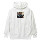 araiguma_shopのカーレースに参加しているアライグマ Heavyweight Hoodie