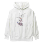 Mioキャンバスの夢工房　 の夢を応援する猫 Heavyweight Hoodie