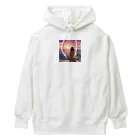 241028mada-mumeinadezaina-の女性の後ろ姿 Heavyweight Hoodie