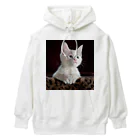 可愛い動物の猫 Heavyweight Hoodie