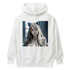 AI美女書架のAI美女猫　ララ Heavyweight Hoodie