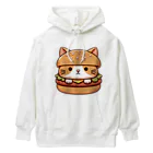 ゆるきゃら製作所の猫バーガー Heavyweight Hoodie