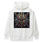 トトベス(T∴B∴M∴)🕊️のフクロウさんのメルヘン絵本🦉サイケデリックタリスマン Heavyweight Hoodie