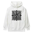 h-takujirouの梵字「クリーク」 Heavyweight Hoodie