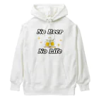 monkeyGのNO Beer　NO Life Heavyweight Hoodie