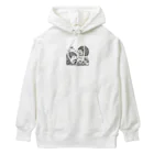 花鳥風月の対面ハリネズミ Heavyweight Hoodie