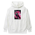 dorakiti0712のトワイライトフォックス・ピンクハント Heavyweight Hoodie