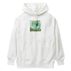 yuhi04のパラグライダーの猿 Heavyweight Hoodie