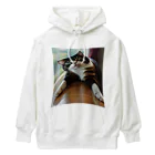 【公式】コンプレックス屋さんのデブが着る前から伸びている：猫ver Heavyweight Hoodie