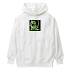 hidepandaのガチャピン風の恐竜 Heavyweight Hoodie