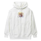 アニマルグッズストア　OPIの天国に来た茶色い猫 Heavyweight Hoodie