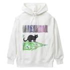 ta-ya_sのなんか抜けてる黒猫 Heavyweight Hoodie