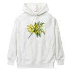 gentle_timeの新鮮なカラフルなミモザの花束 Heavyweight Hoodie