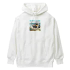 どうぶつやのハワイ　ピックアップトラック Heavyweight Hoodie