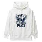 ロック堂のLOVE & PEACE Heavyweight Hoodie