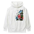 金魚切り絵 雅人-masato-のはかない想いを思い出す季節 Heavyweight Hoodie