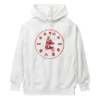 中華呪術堂（チャイナマジックホール）の【かすれ赤】交通安全おじさん  Heavyweight Hoodie