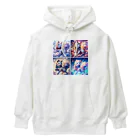 kenken-kenkenショップの四匹のチビ狛犬 Heavyweight Hoodie