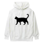 Teatime ティータイムの黒猫は見ていた　ねこ Heavyweight Hoodie