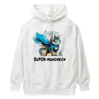 猫武者(NekoMusya)のSUPER MANCHKIN 参上！ Heavyweight Hoodie