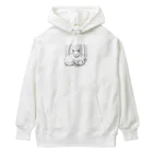 どうぶつやの猫とサッカーボール Heavyweight Hoodie