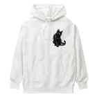 jiyurakuの黒にゃんこ様 Heavyweight Hoodie