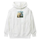 戦国時代マニアの明るい未来を予感させる大阪城 Heavyweight Hoodie