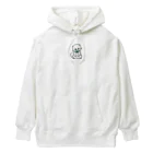 お砂糖と白い猫　creamy catのおすわりメルちゃん Heavyweight Hoodie