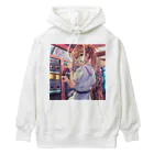 アニメ好きの野生味溢れる店J JK専門店の電気系ポーニーテールJK　 Heavyweight Hoodie