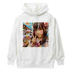 homarengeの和傘の女の子 Heavyweight Hoodie