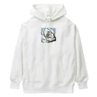 bigbamboofamilyの月に照らされた梟 Heavyweight Hoodie