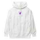 まねきねこのバイオレット　キャット Heavyweight Hoodie