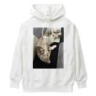 吾輩はベルである。ショップの福猫ベルちゃんの開運グッズ Heavyweight Hoodie